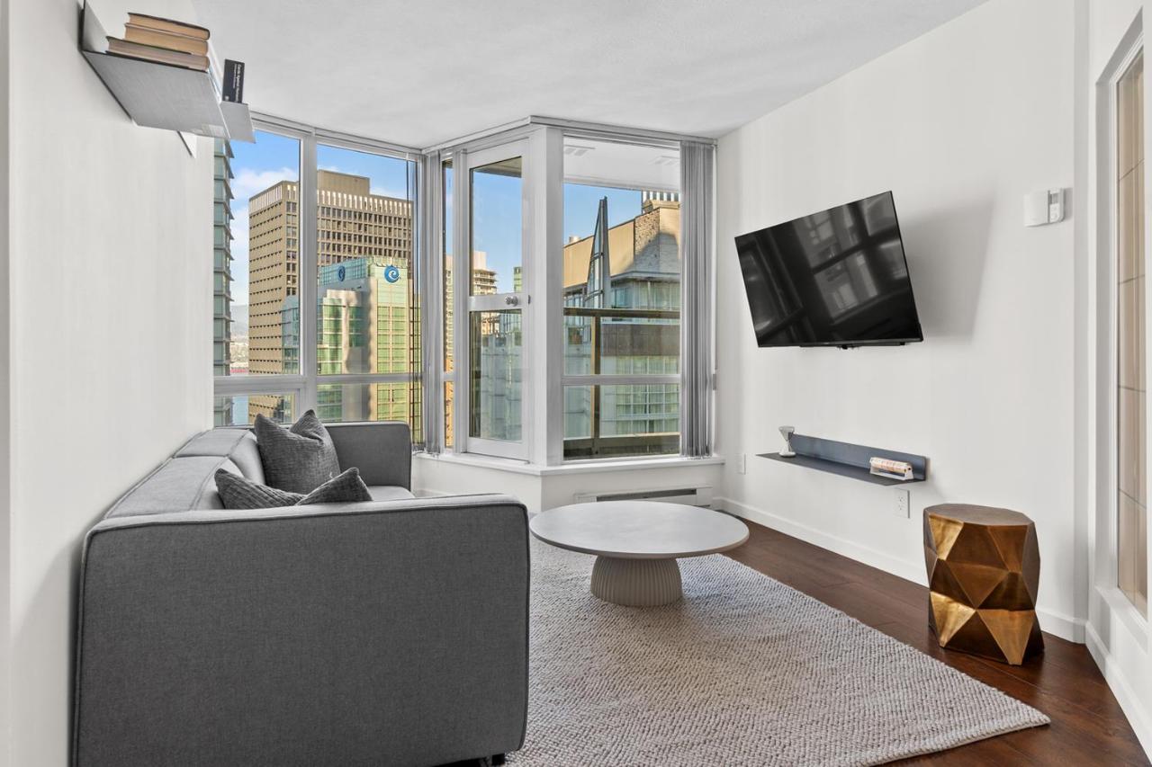 Downtown Luxury 1Br Coal Harbour Apartment Vancouver Bagian luar foto